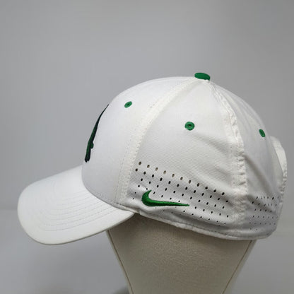 North Texas Mean Green NCAA Nike Cap White One Size Perforated Strapback Dri-Fit