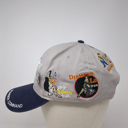 Ghost Squadron CAF Pin Strapback Hat Gray One Size Bomber Command