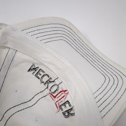 Neckover Bull Tuff Strapback Hat White One Size Adjustable 6 Panel