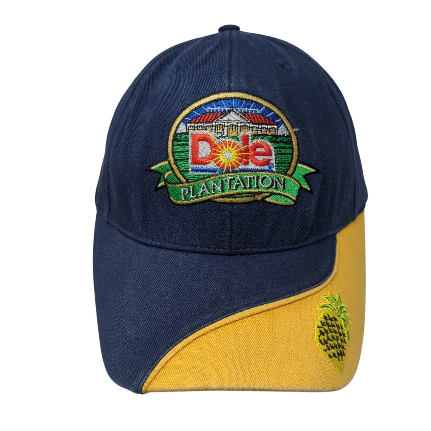 Dole Plantation Historic Wahiawa Baseball Cap Blue OS Adjustable Embroidered