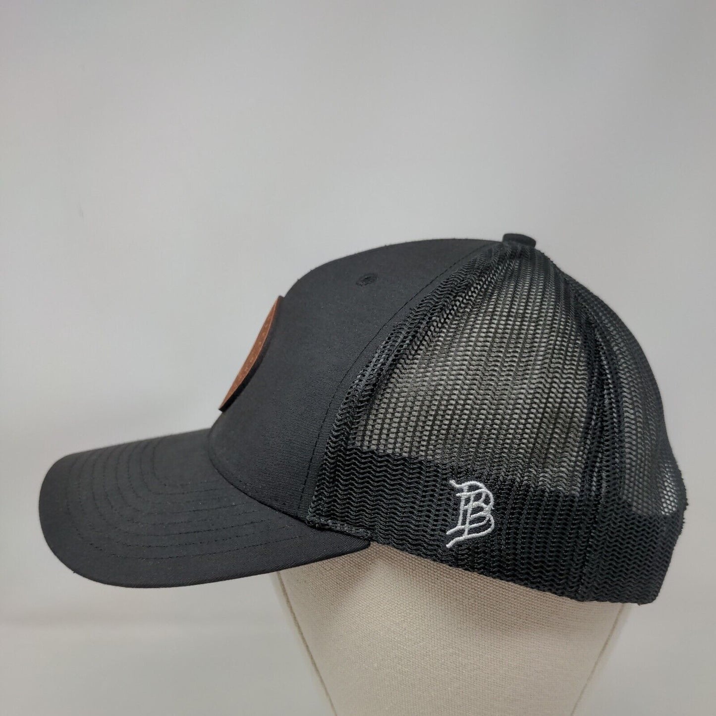 Black Rock Coffee Bar Snapback Mesh Back Trucker Hat Black One Size