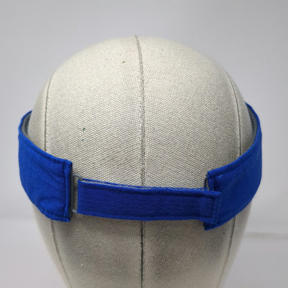Under Armour Visor Blue One Size Adjustable Strapback Embroidered Logo Sport Hat