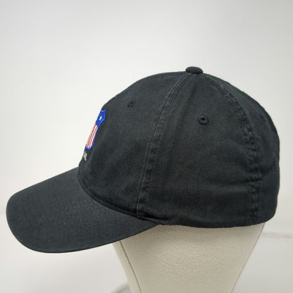Port Authority Baseball Cap Black L/XL Flexfit US Oil Shield Logo Energy Gas Hat