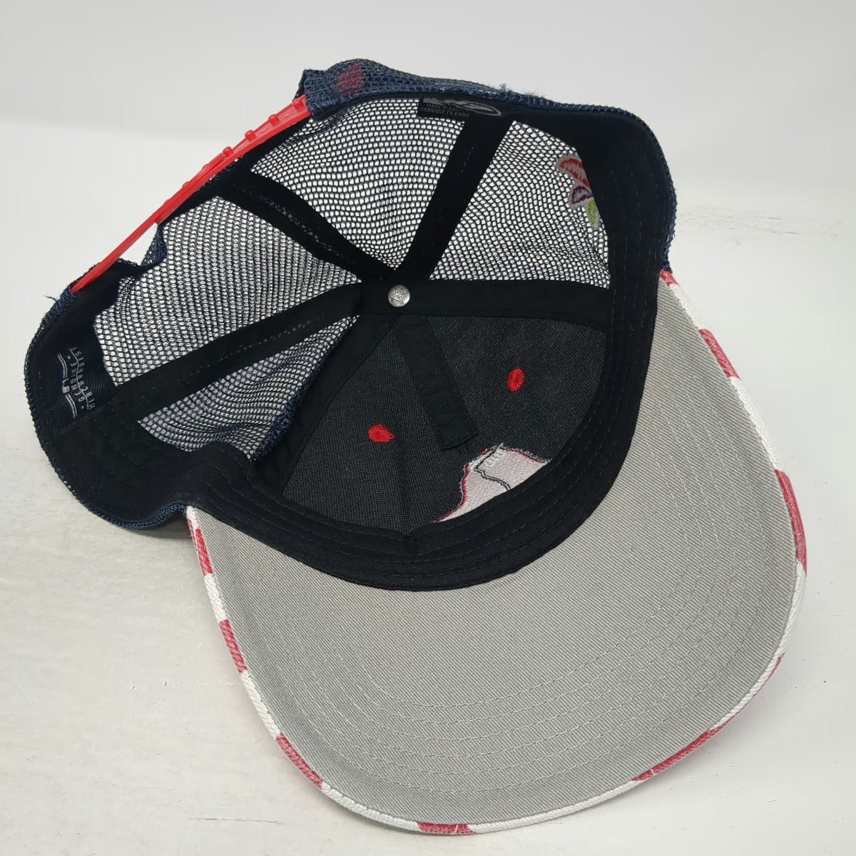 '47 Boston Red Sox MLB Trucker Hat Blue Red White One Size Stars Stripes Shop