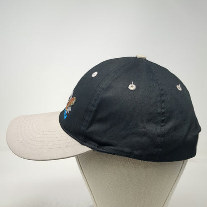 Alaska Souvenir Baseball Cap Black Gray One Size Sitka Alaska Eagle Mountain Hat