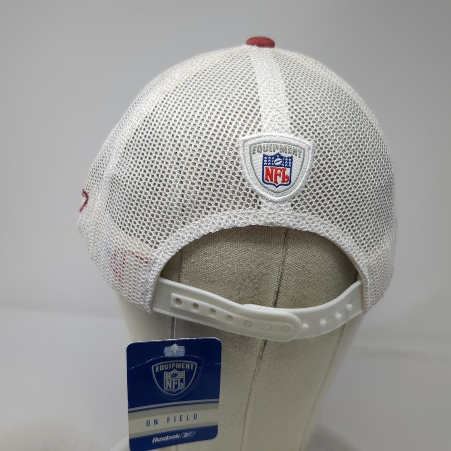 Reebok Arizona Cardinals NFL Trucker Hat Red Brown White One Size Mesh Snapback