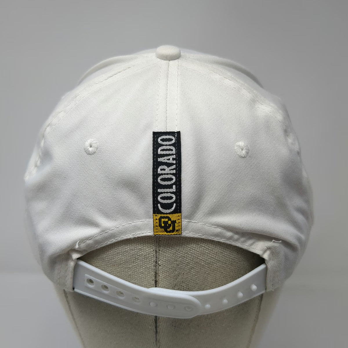 Top of the World Colorado Buffaloes NCAA Snapback Hat White Black Gold One Size
