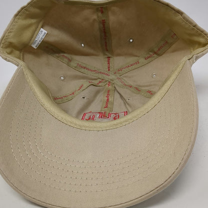 Hornady Baseball Cap Beige One Size Embroidered Logo Slideback Ammo Gun Hat