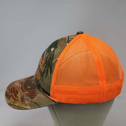 Katin Baseball Cap Green Orange One Size Realtree Camo Mesh Back Goodman Hat
