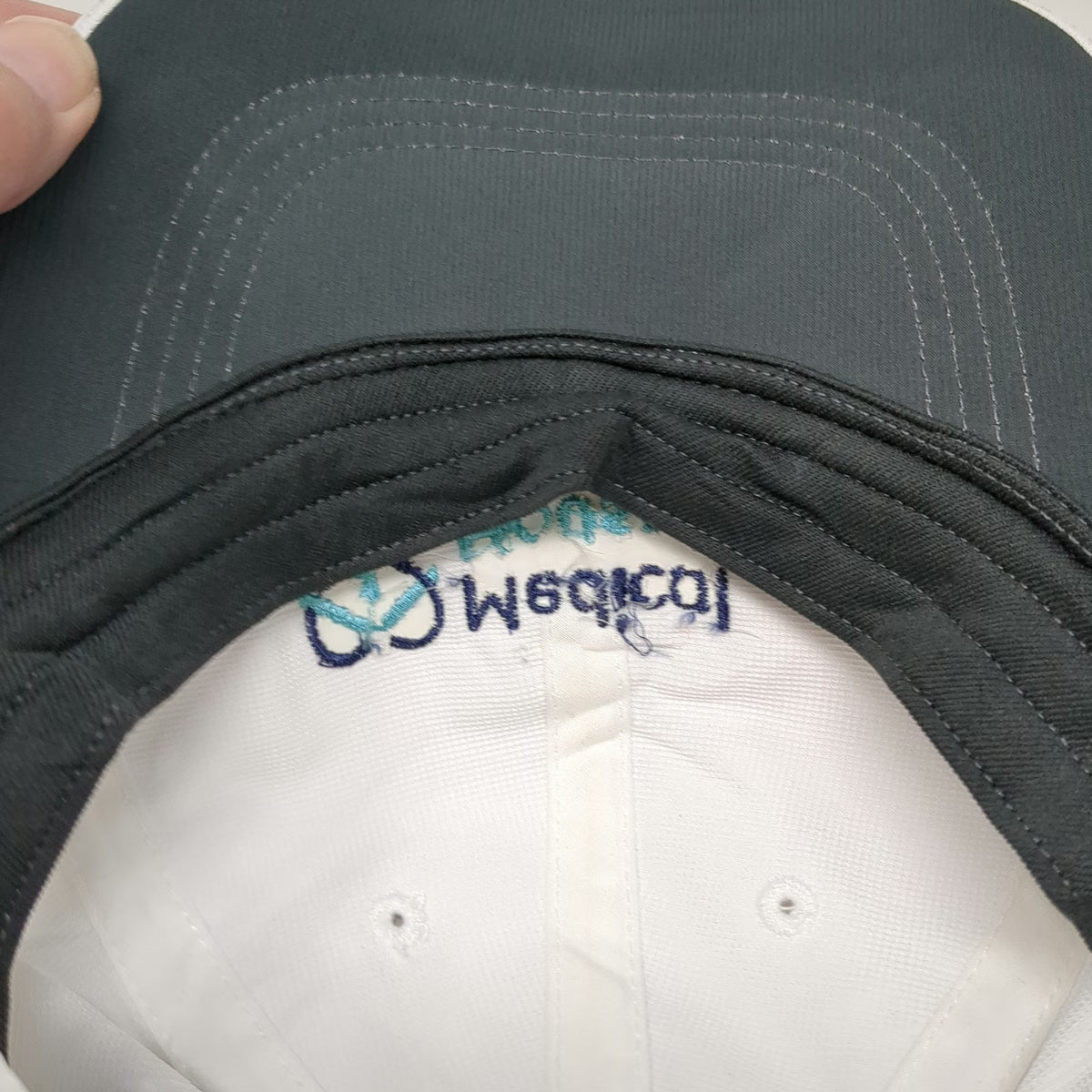 Nike Baseball Cap White One Size Strapback Dri-FIT Medical HouseCalls Logo Hat