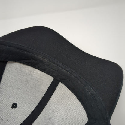 Explore Idaho Snapback Trucker Hat Black One Size Adjustable Mesh Back Yupoong