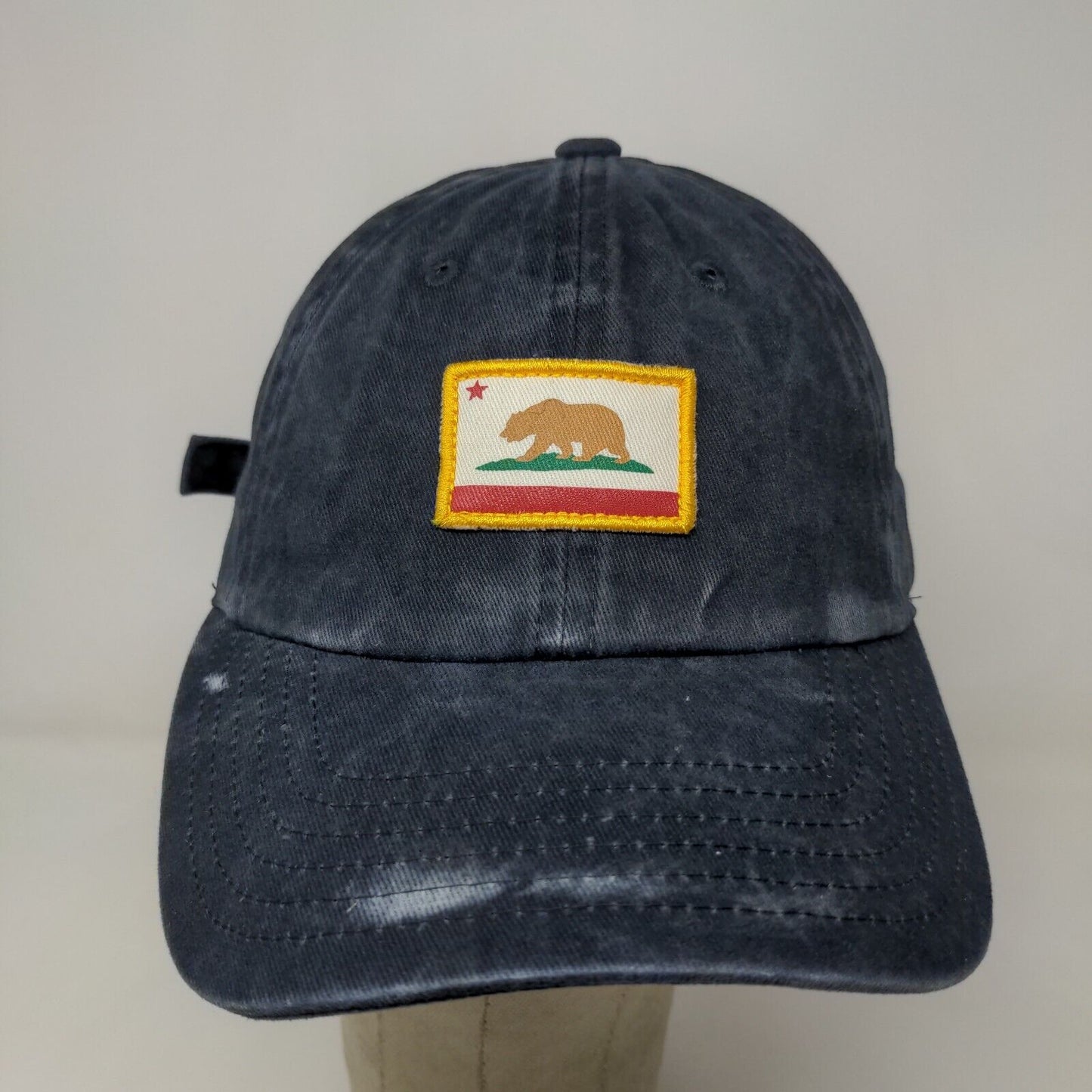 American Needle Men's Slideback Hat Gray Adjustable Embroidered California Logo