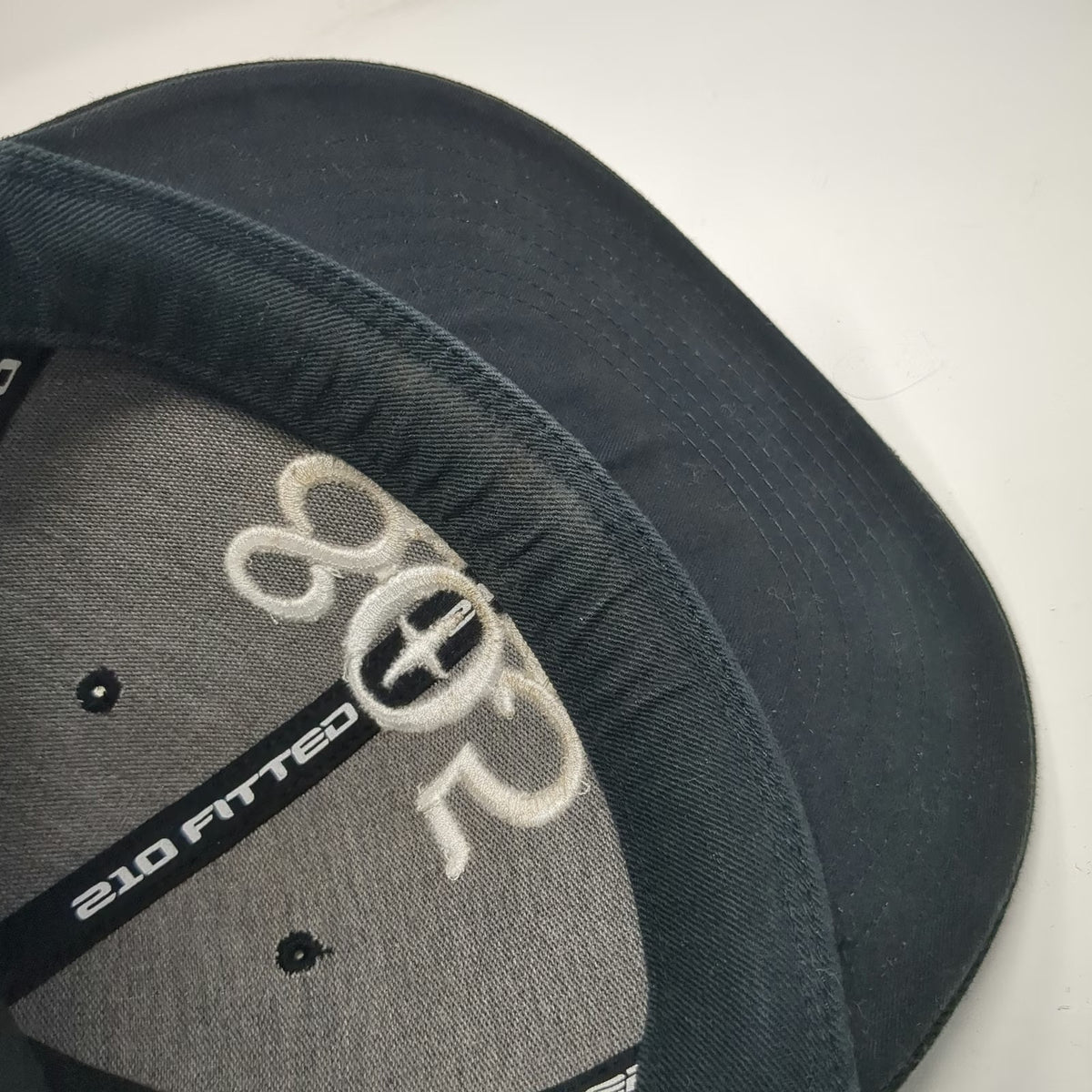 Firestone Walker 805 Baseball Cap Black 7 1/4 Fitted Hat Brewery Beer Logo White