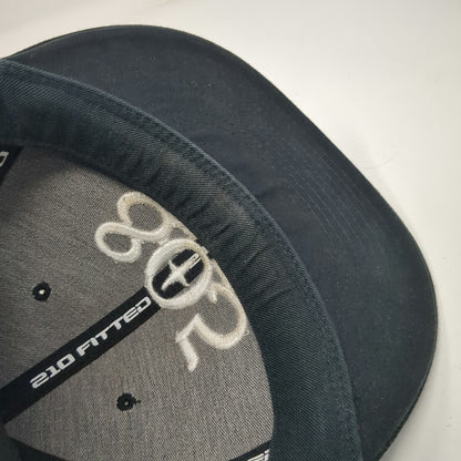 Firestone Walker 805 Baseball Cap Black 7 1/4 Fitted Hat Brewery Beer Logo White