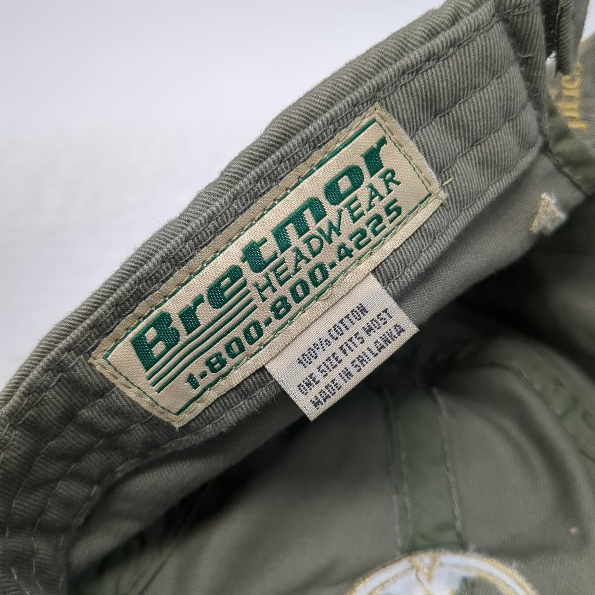 Bretmor Baseball Cap Green One Size Leupold Logo Optics Authority Strapback Hat