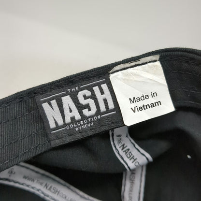 The Nash Collection Baseball Cap Black One Size Slideback Nash Embroidered Hat