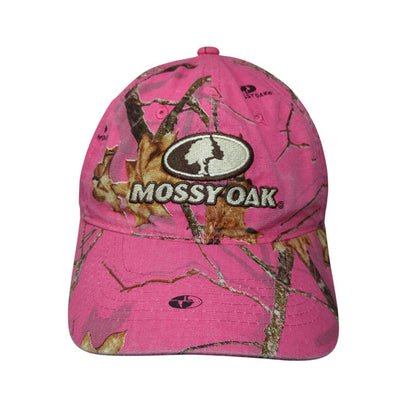 Mossy Oak Strapback Hat Camo OSFA Adjustable Embroidered Hunting