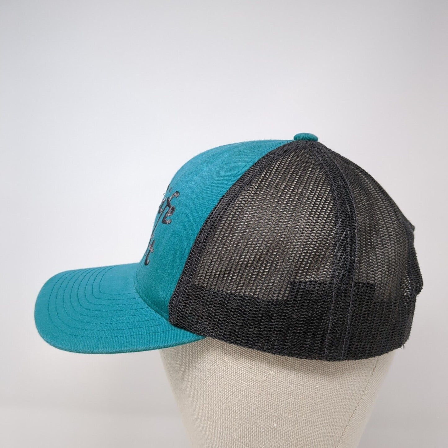 One Life Live It Snapback Trucker Hat Green One Size Mesh Back 6 Panel