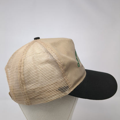Quartzsite RC Flyers Strapback Trucker Hat Tan OS Adjustable Embroidered Mesh