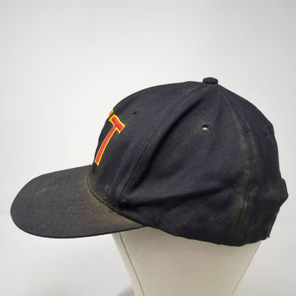 Roman Pro Snapback Hat Black One Size Embroidered IET Logo Adjustable Baseball