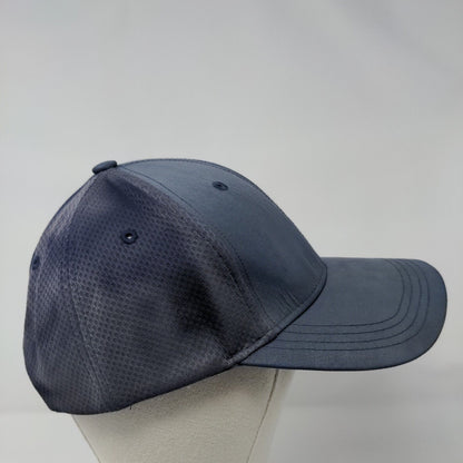 PUMA Snapback Hat Blue OSFA Solid Adjustable Vent Holes 6 Panel
