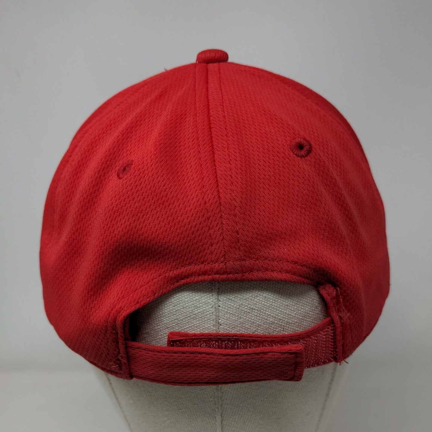 5K Run Disney Minnie Mouse Every Mile is Magic Strapback Hat Red One Size Polka