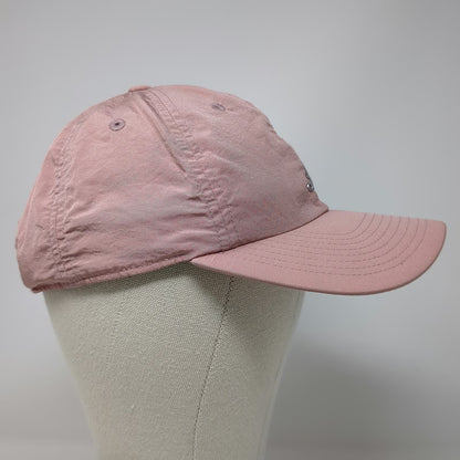 Adidas Baseball Cap Pink One Size Nylon Adjustable Embroidered Logo Sport Hat