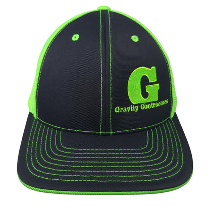 Gravity Contractors Fitted Mesh Back Trucker Hat Multi 8 Pacific Headwear