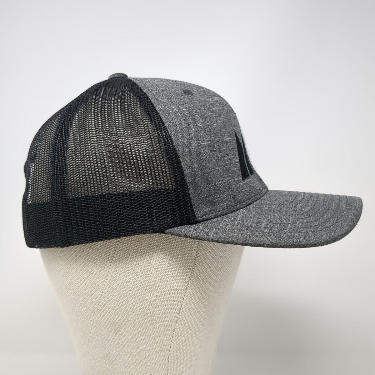 Team Webco Americor Trucker Hat Gray One Size Mesh Back Snapback Logo Structured