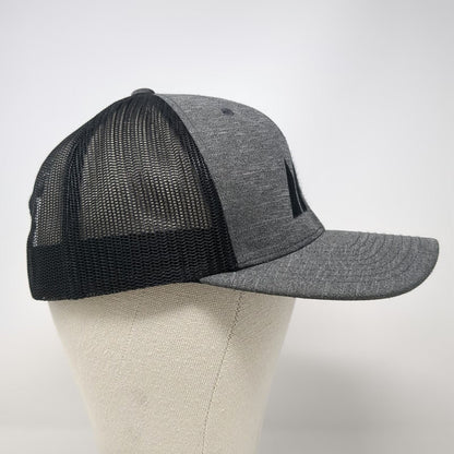 Team Webco Americor Trucker Hat Gray One Size Mesh Back Snapback Logo Structured