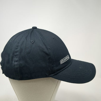 Loomstate Chipotle Baseball Cap Black One Size Organic Cotton Strapback Hat Logo