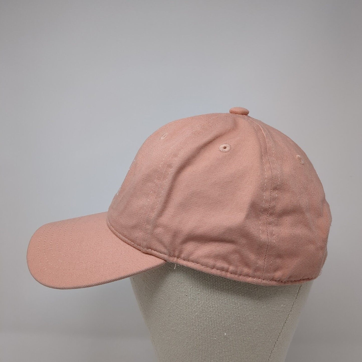 Adidas Slideback Hat Pink One Size Adjustable Embroidered Trefoil 6 Panel Cotton