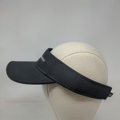 BHI Foundation Strapback Sun Visor Black One Size Adjustable Embroidered Ouray