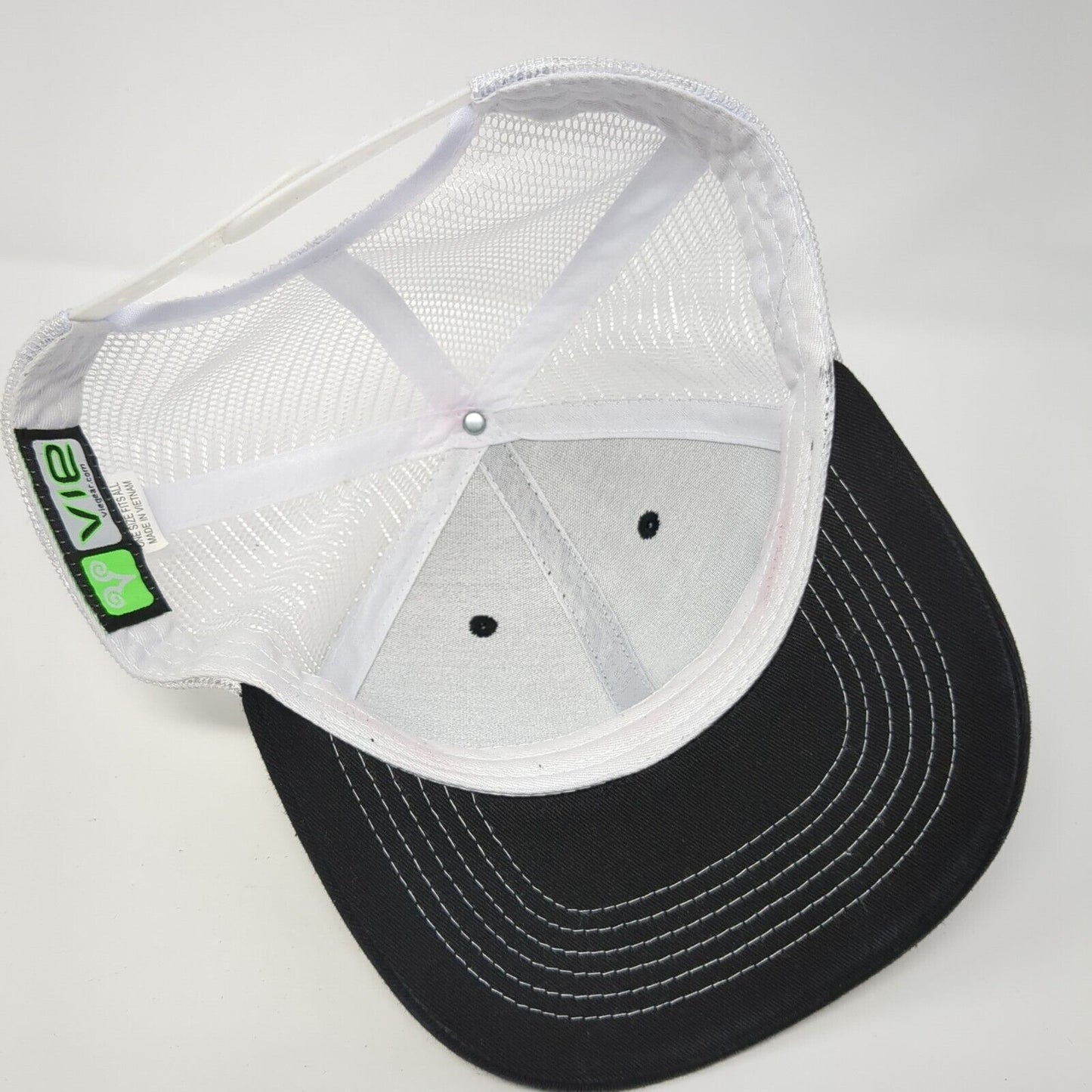 Campbell Tractor Co Snapback Mesh Back Trucker Hat Black One Size