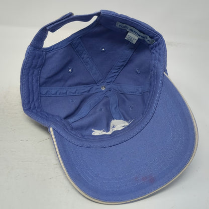 Port Authority Baseball Cap Blue One Size Strapback WonPad Horse Logo Hat Cotton