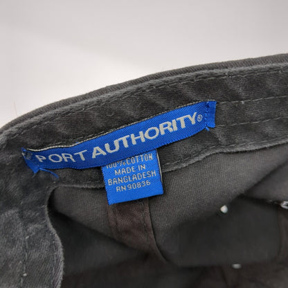 Simplot Slideback Hat Gray One Size Adjustable 6 Panel Port Authority