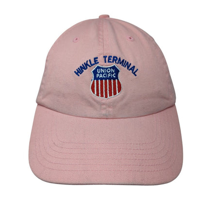 Hinkle Terminal Union Pacific Slideback Hat Pink One Size Adjustable