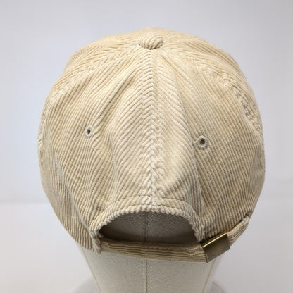 Lake of The Isles Slideback Hat Tan One Size Adjustable Corduroy Blank Cotton