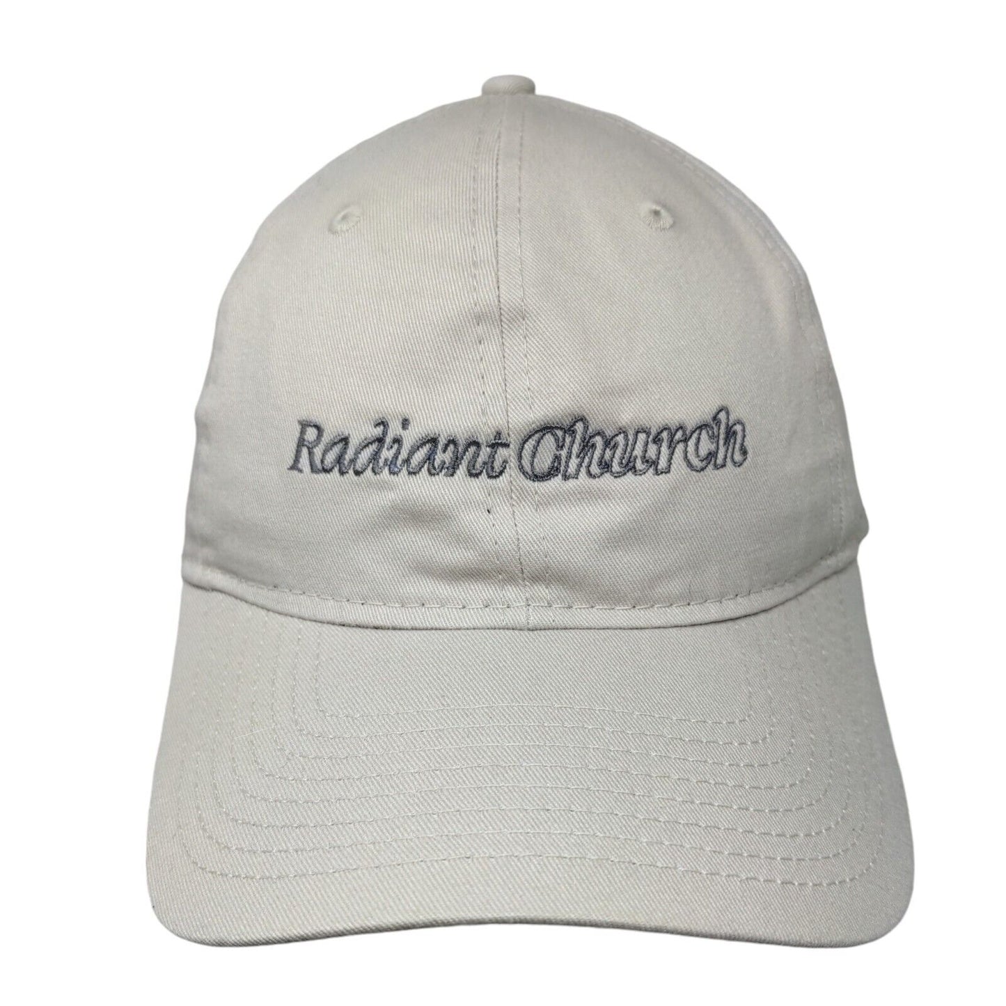 Radiant Church Slideback Hat Tan OSFM Adjustable Embroidered 9Twenty New Era