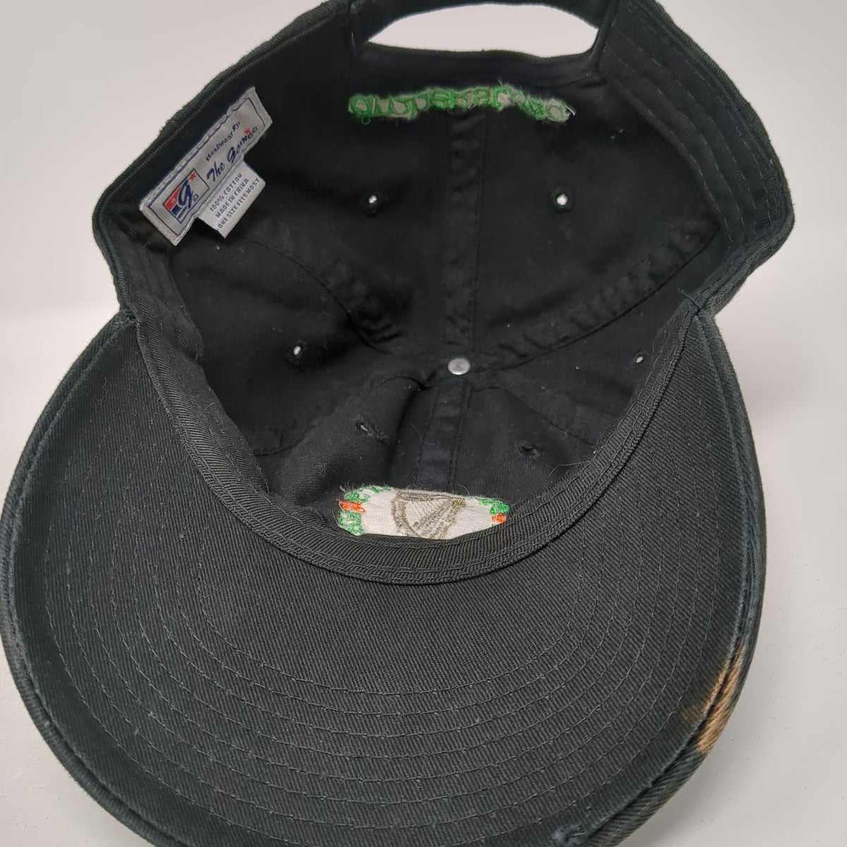 The Game McMurphy's Uptown Tavern Baseball Cap Black One Size Harp Amherst MA