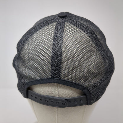 Elephant Snapback Trucker Hat Gray One Size Adjustable Mesh Back Paramount