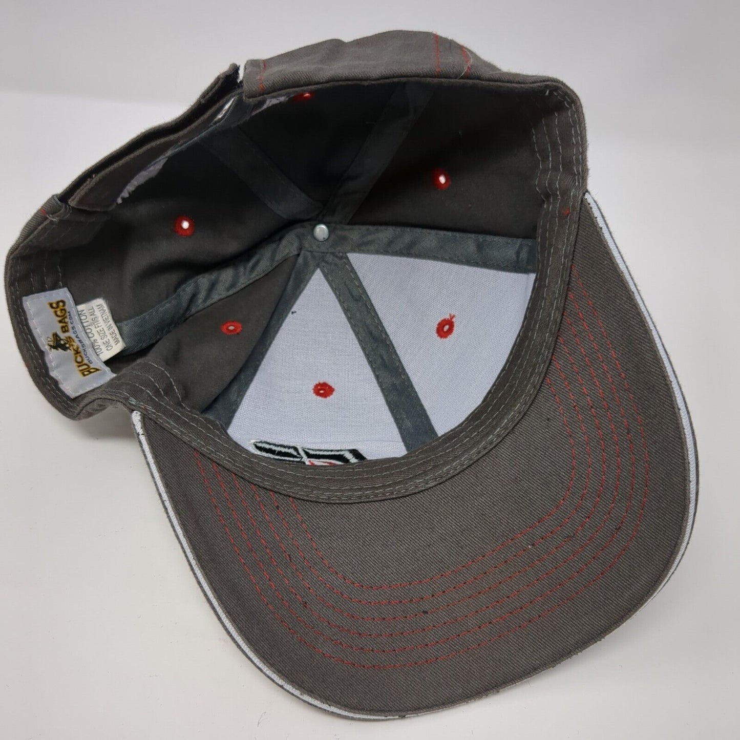 Farm Bureau Ins We Know Idaho We Grew Up Here Strapback Hat Gray OS Buck's Bags