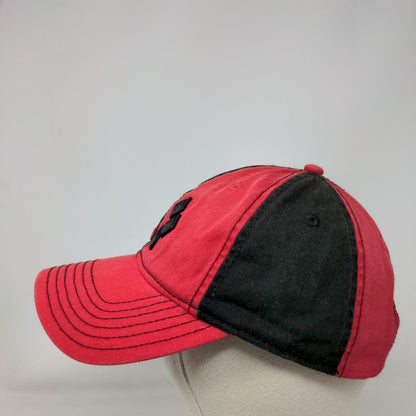 Harley Quinn Diamond Slideback Hat Red One Size Colorblock DC Comics