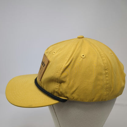 5 Panel Yellow Hat One Size Terry Blacks Barbecue Austin Texas Rope Patch