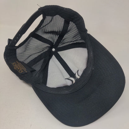 Hurley Snapback Mesh Back Trucker Hat Black One Size Breathable Yupoong