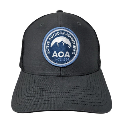 Active Outdoor Adventures AOA Snapback Mesh Back Trucker Hat Multi One Size