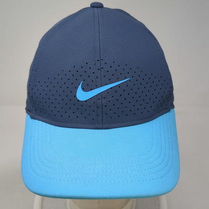 Nike Snapback Blue Hat One Size Dri-Fit Legacy 91 Perforated Two Tone Sport
