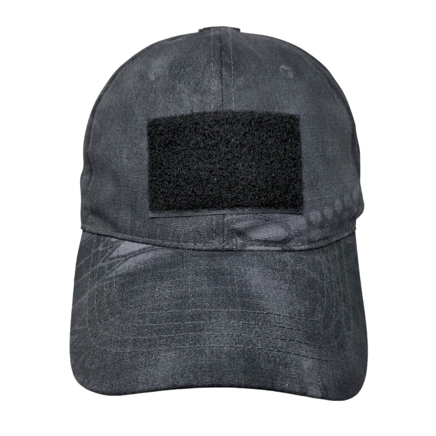 Unbranded Strapback Hat Gray One Size Adjustable 6 Panel Vent Holes