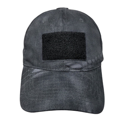 Unbranded Strapback Hat Gray One Size Adjustable 6 Panel Vent Holes