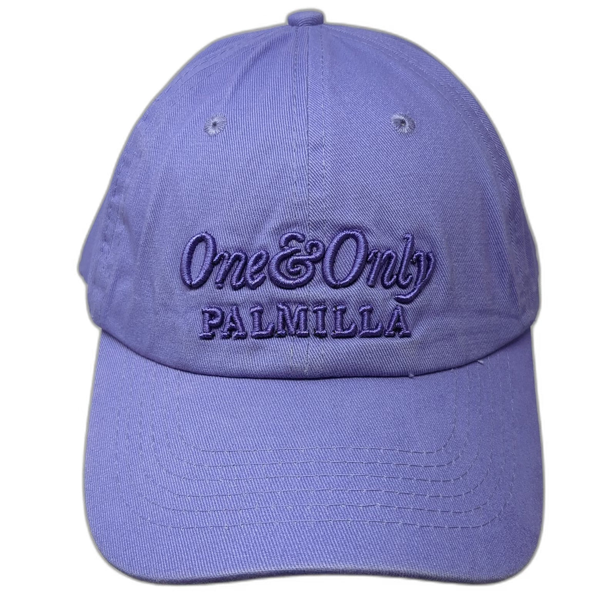 One & Only Palmilla Purple Baseball Cap One Size Strapback Cotton Resort Hat